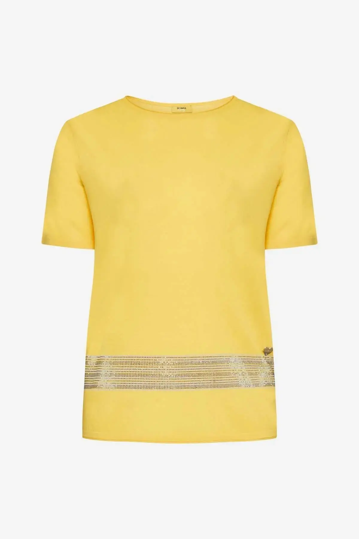 Maxi maglia con dettaglio strass OCRA - Image 5