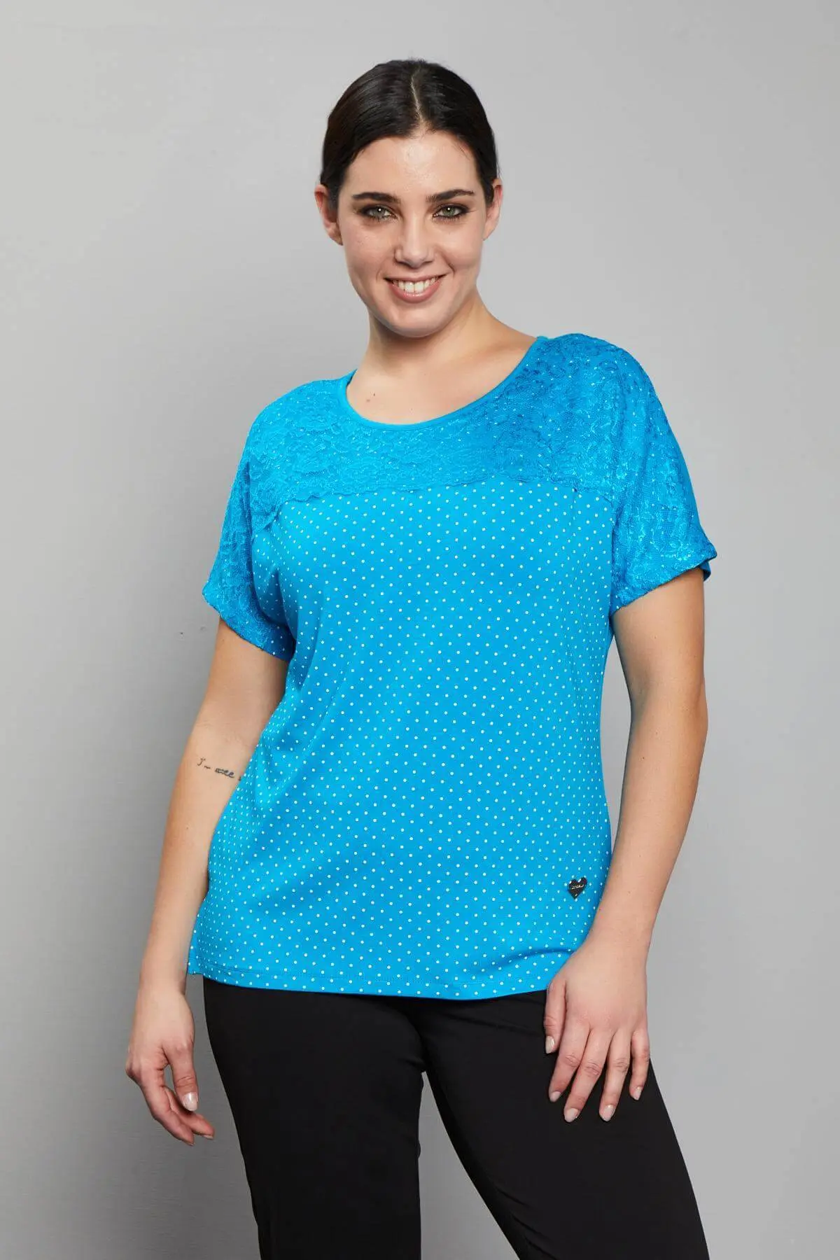 Maglia in fantasia pois OCEANO