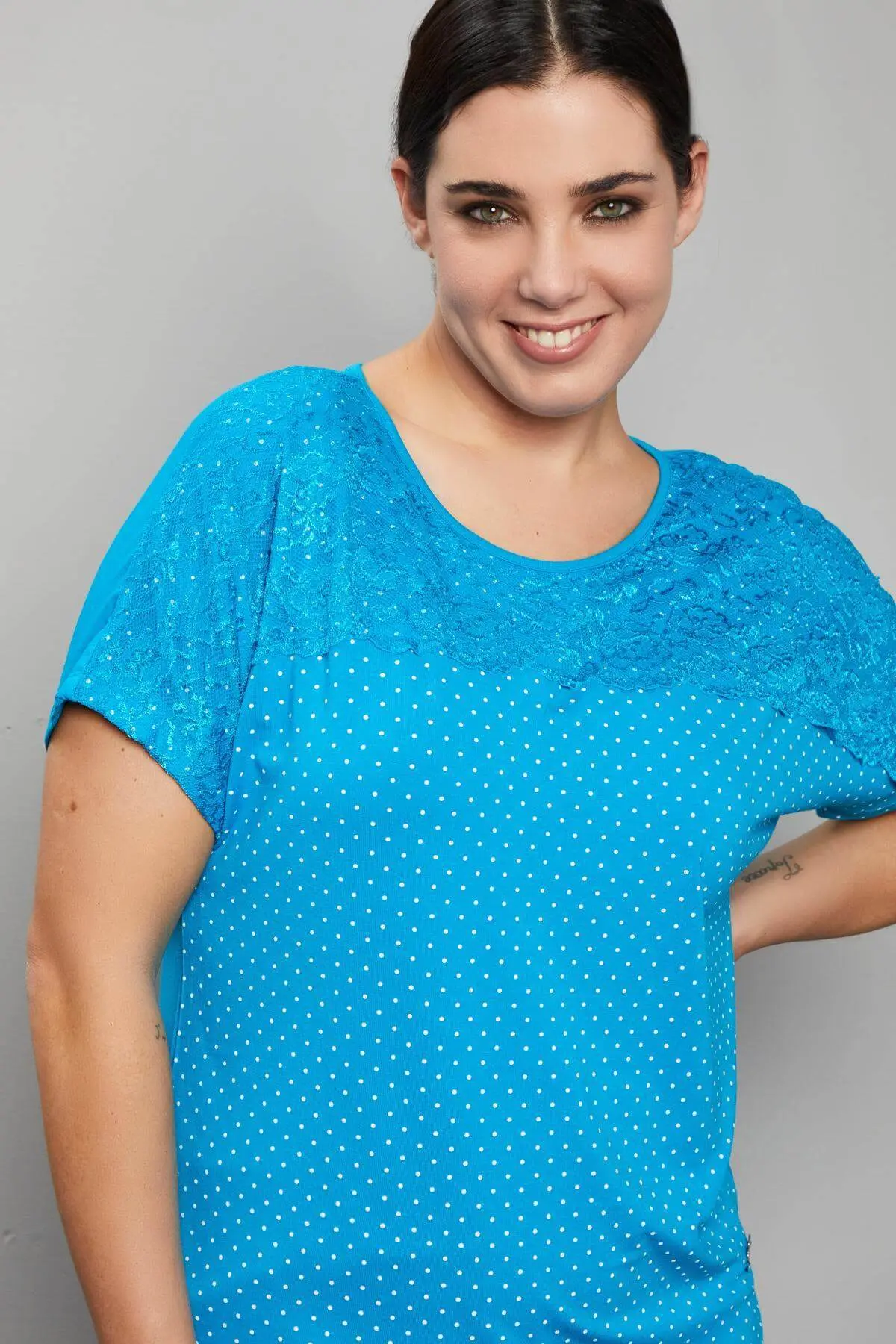 Maglia in fantasia pois OCEANO - Image 3