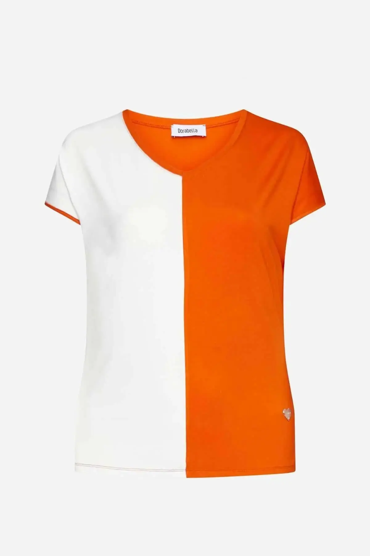 Maglia kimono bicolore ORANGE