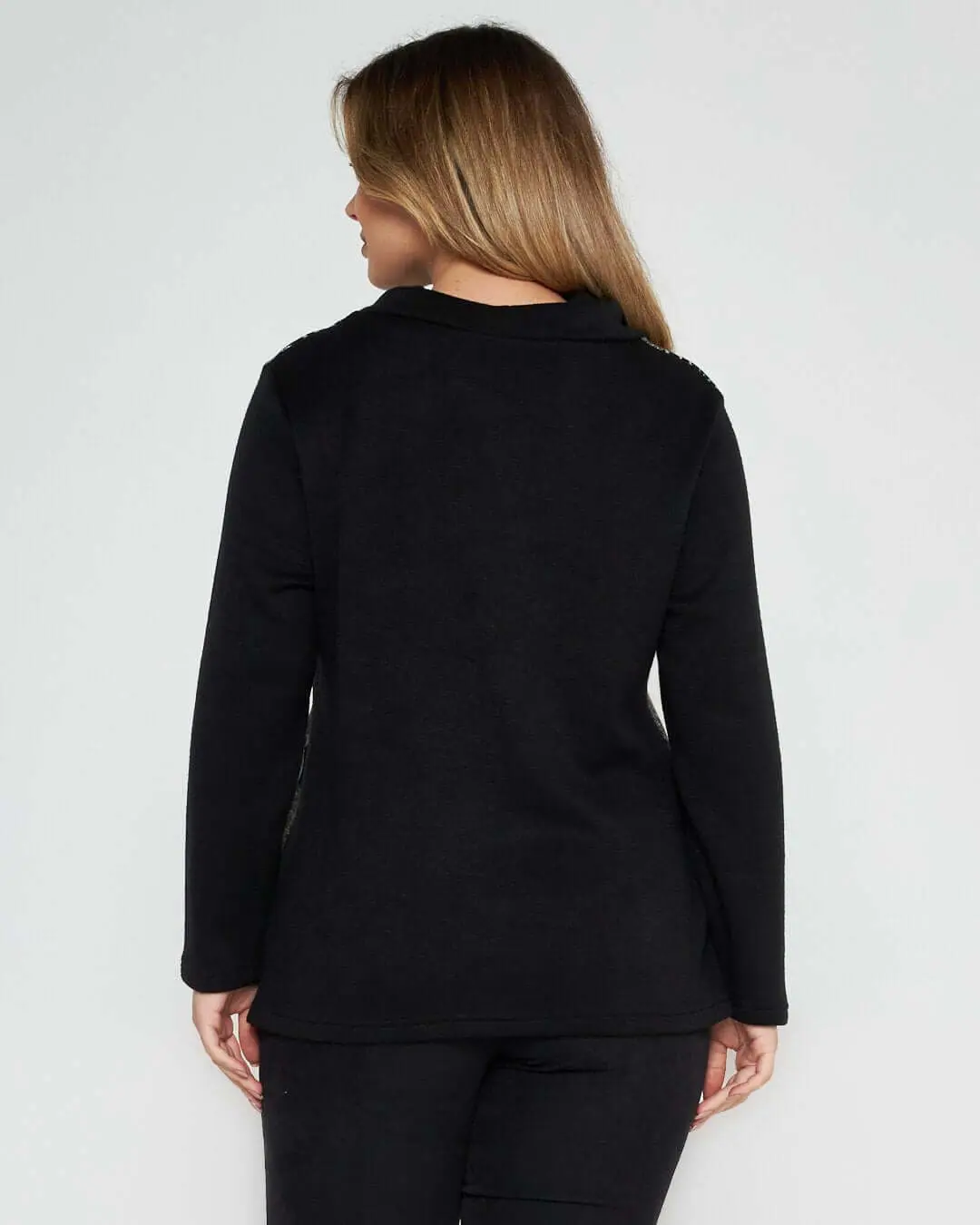 Maglia in fantasia NERO - Image 4