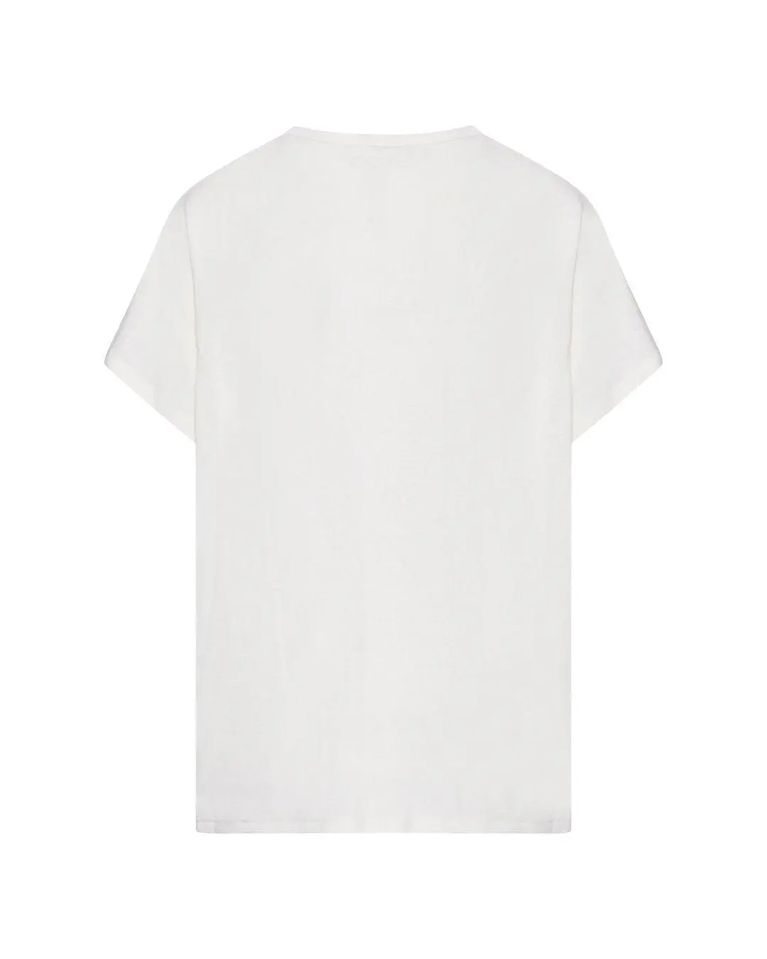 T-shirt in viscosa fiammata BEIGE - Image 2