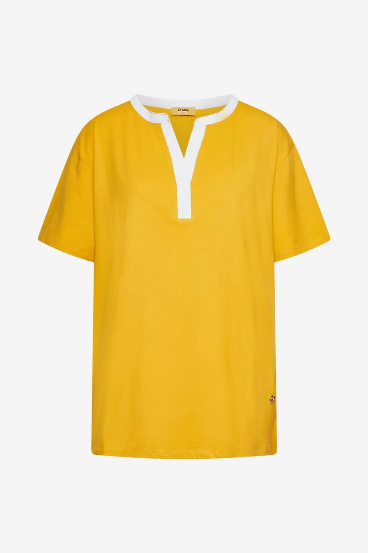 Maglia collo ricamato OCRA