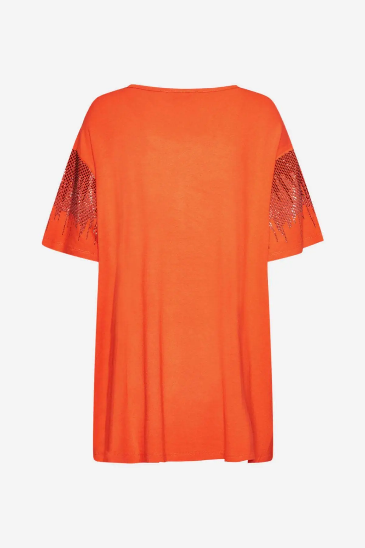 Maglia con strass ORANGE - Image 3