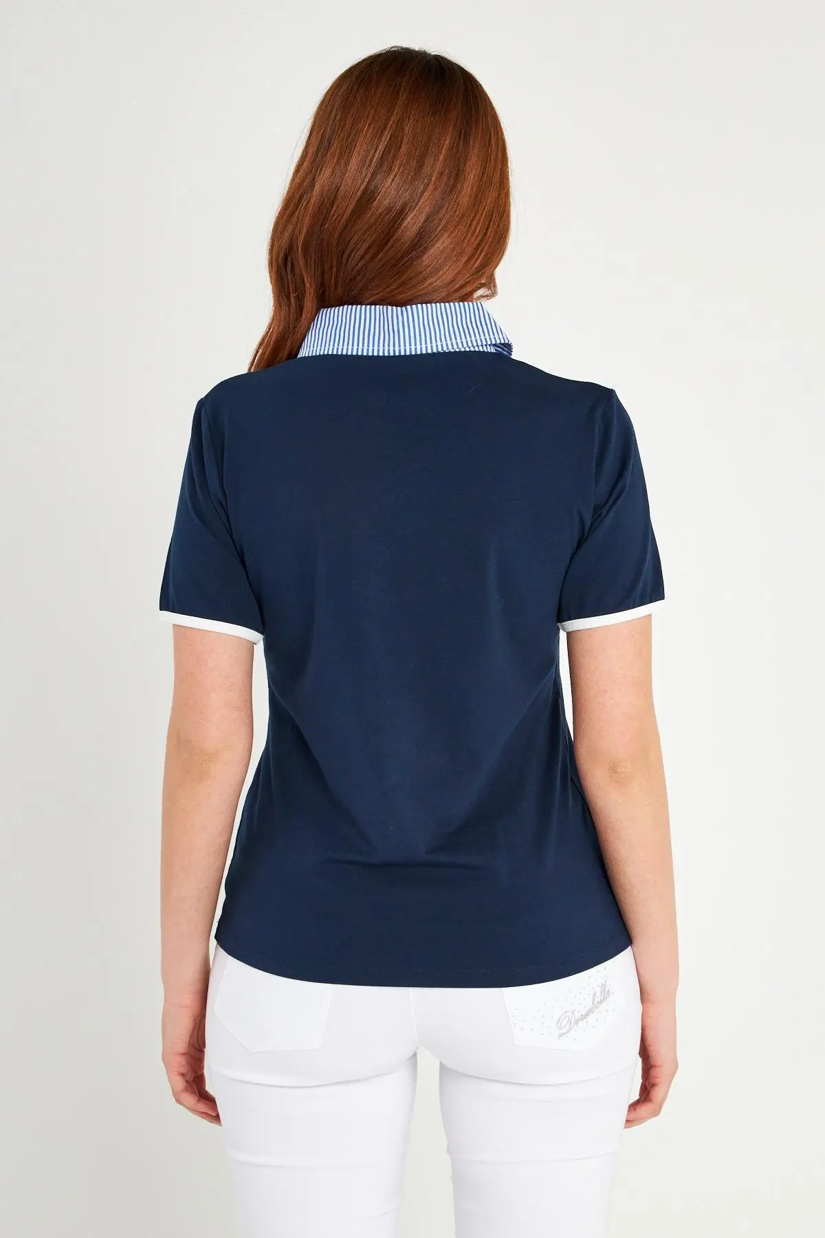 POLO ROUCHES BLUE NAVY - Image 3