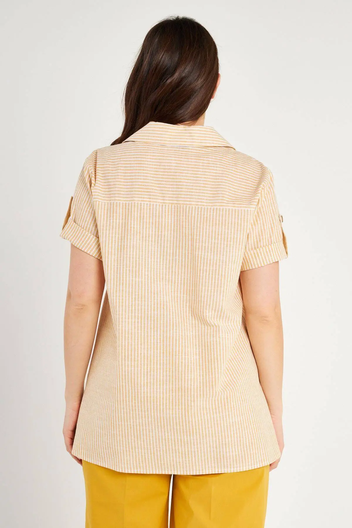 CAMICIA RIGHE SENAPE - Image 4