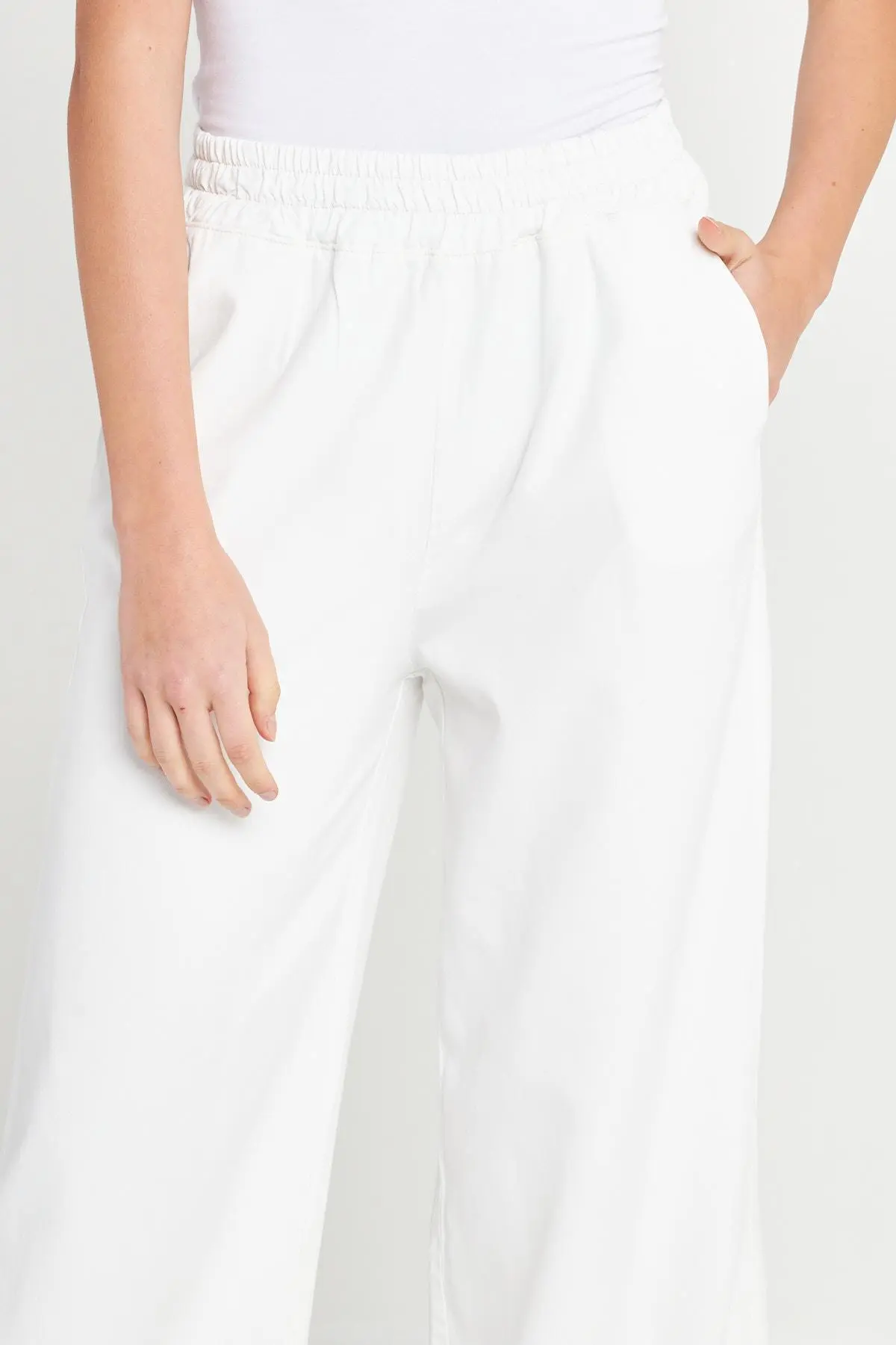 Pantapalazzo coulisse OFF WHITE
