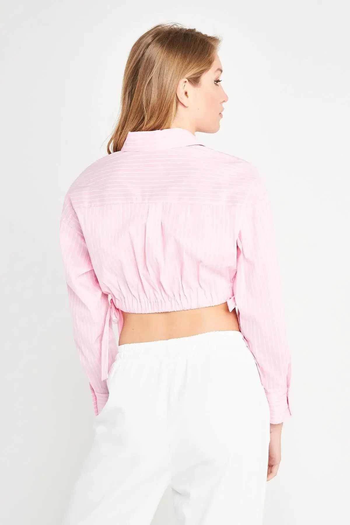 Camicia crop ROSA BUBBLE - Image 5
