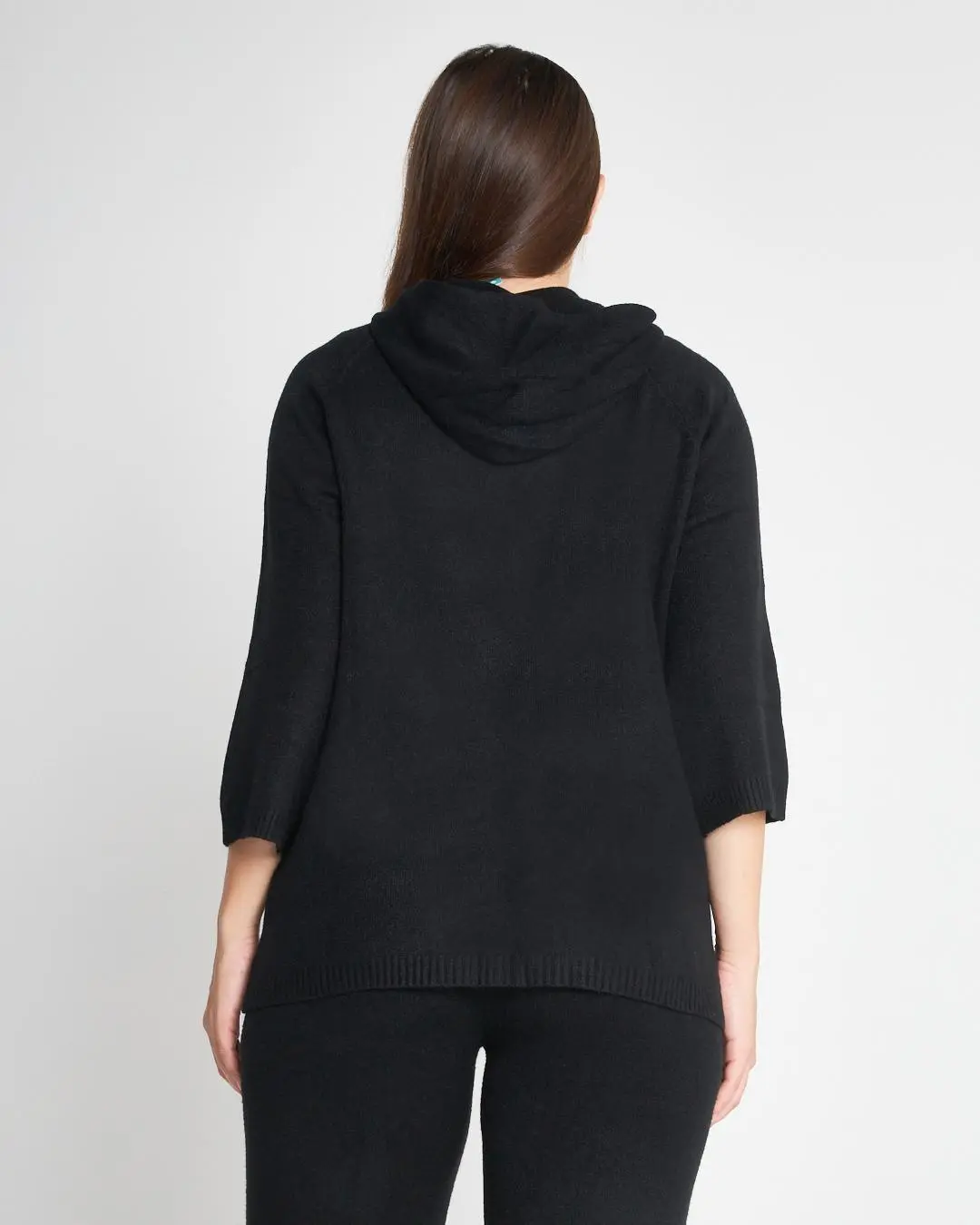 Felpa in maglia NERO - Image 4