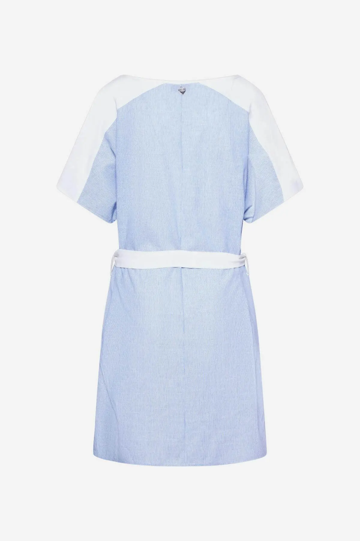 Abito righe strette BLU-BIANCO - Image 3