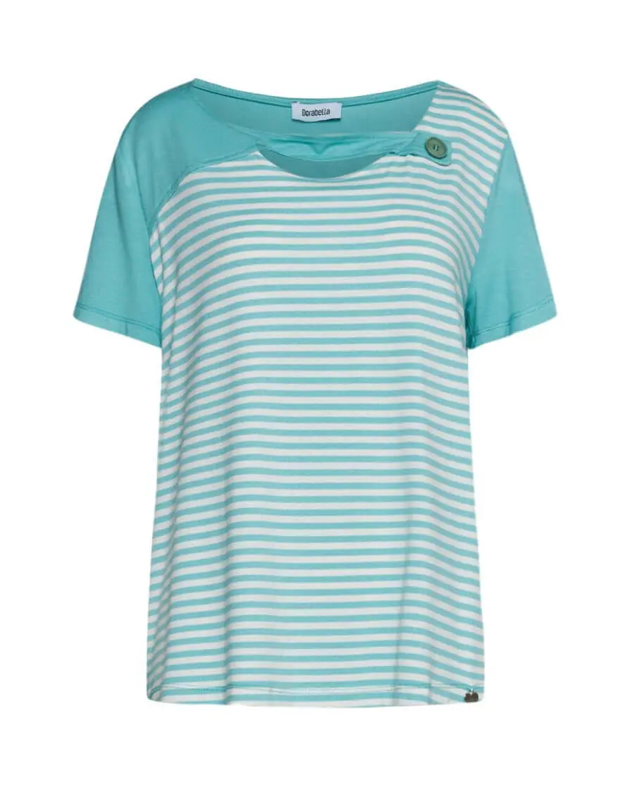 Maglia righe con bottone TIFFANY - Image 2