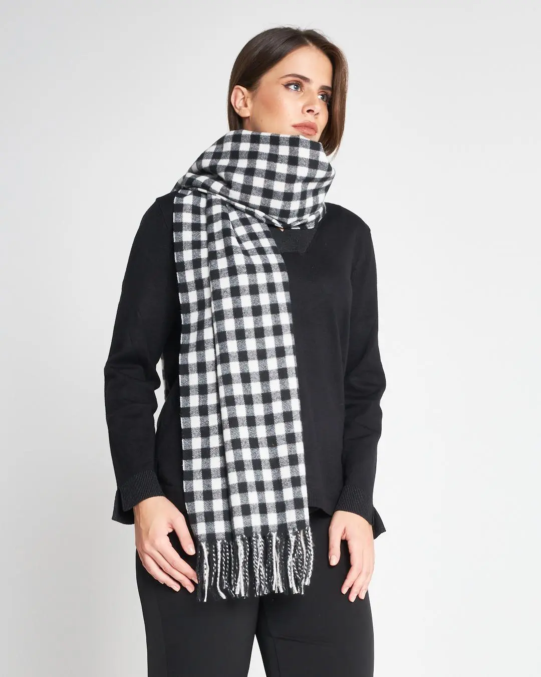 SCIARPA NERO-BIANCO - Image 3
