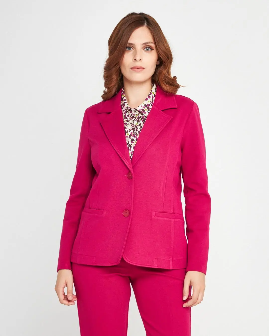 Giacca in tessuto tecnico Fucsia - Image 4