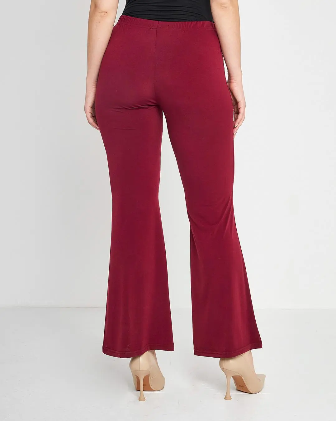 Pantalone flare PRUGNA - Image 4