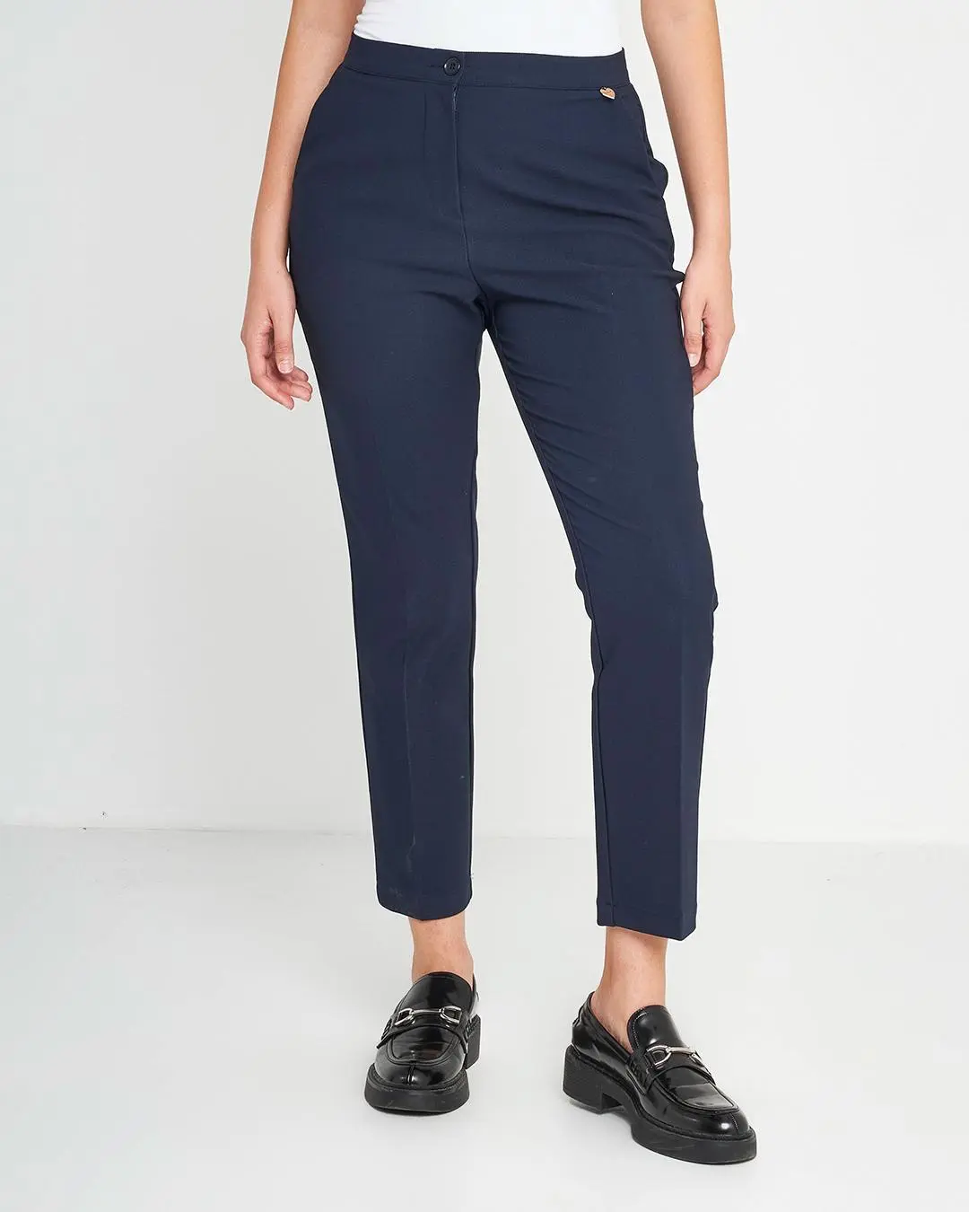 Pantalone capri Blu