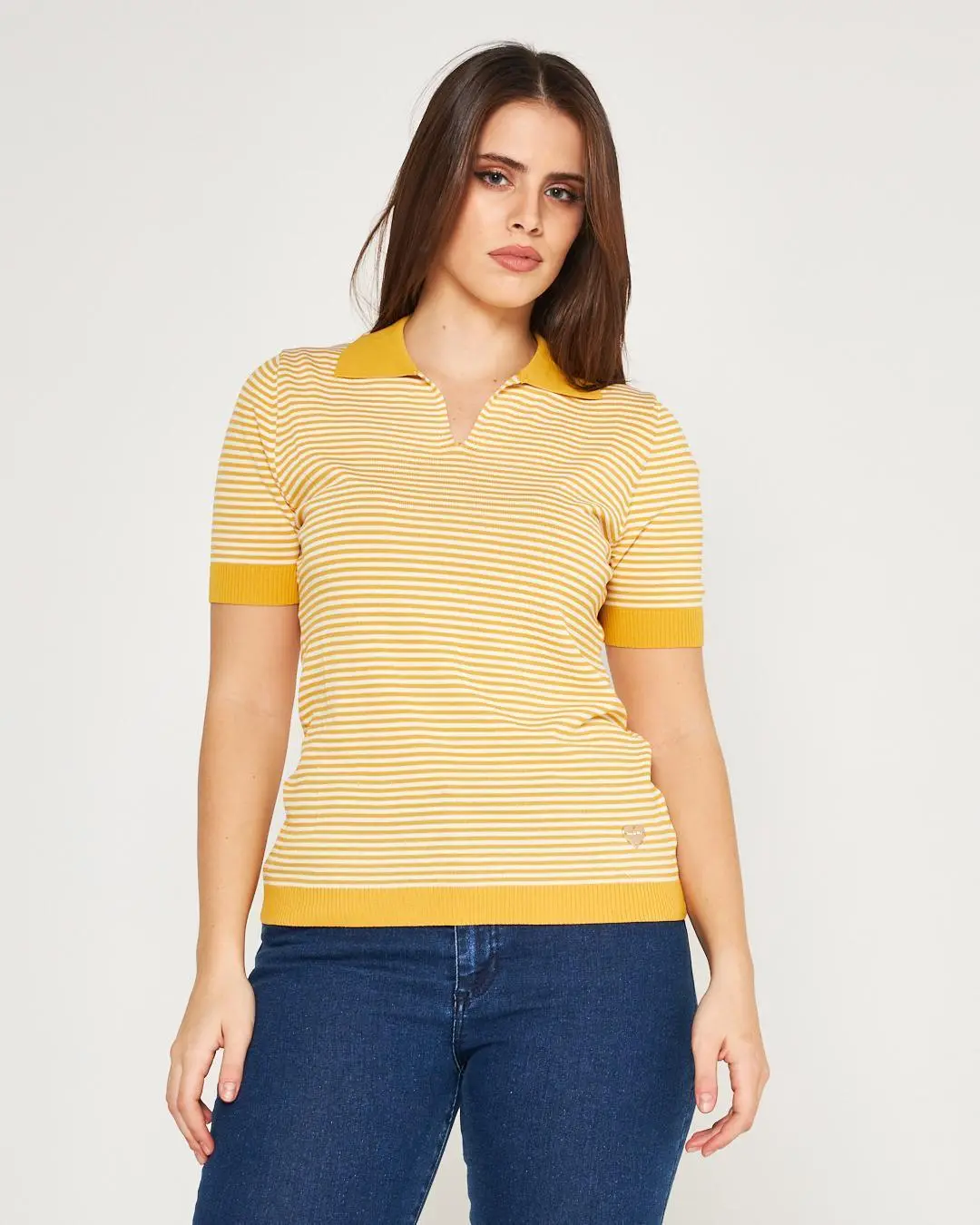 Polo righe MOSTARDA - Image 3