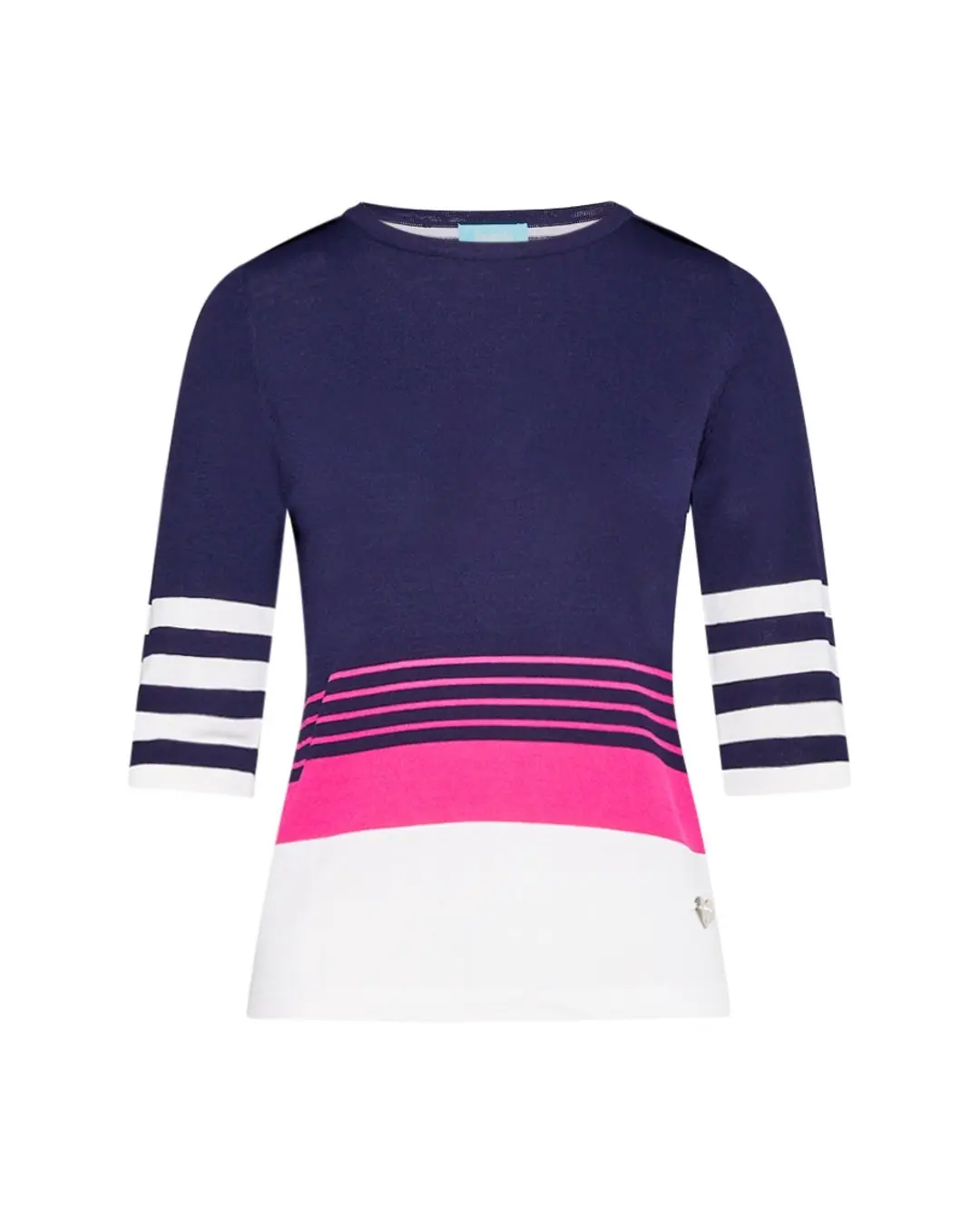 Maglia a righe BLUE NAVY - Image 2
