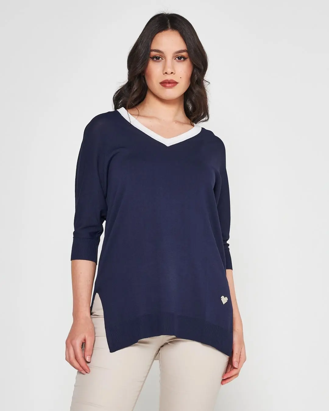 Maglia V BLUE NAVY