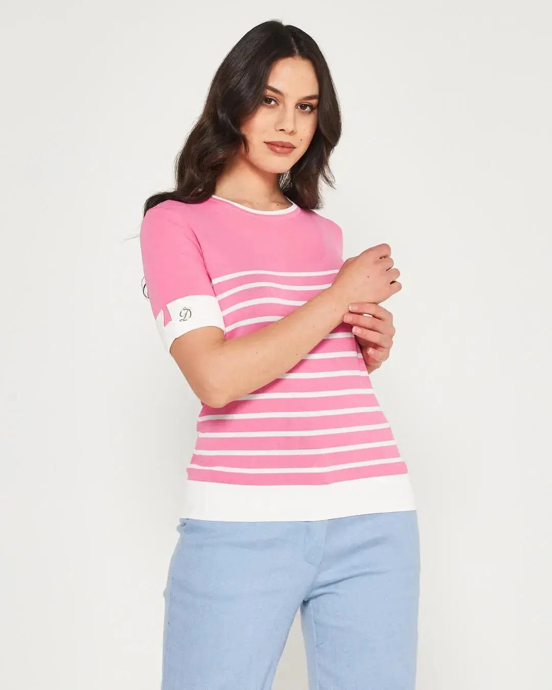 Maglia a righe ROSA BUBBLE