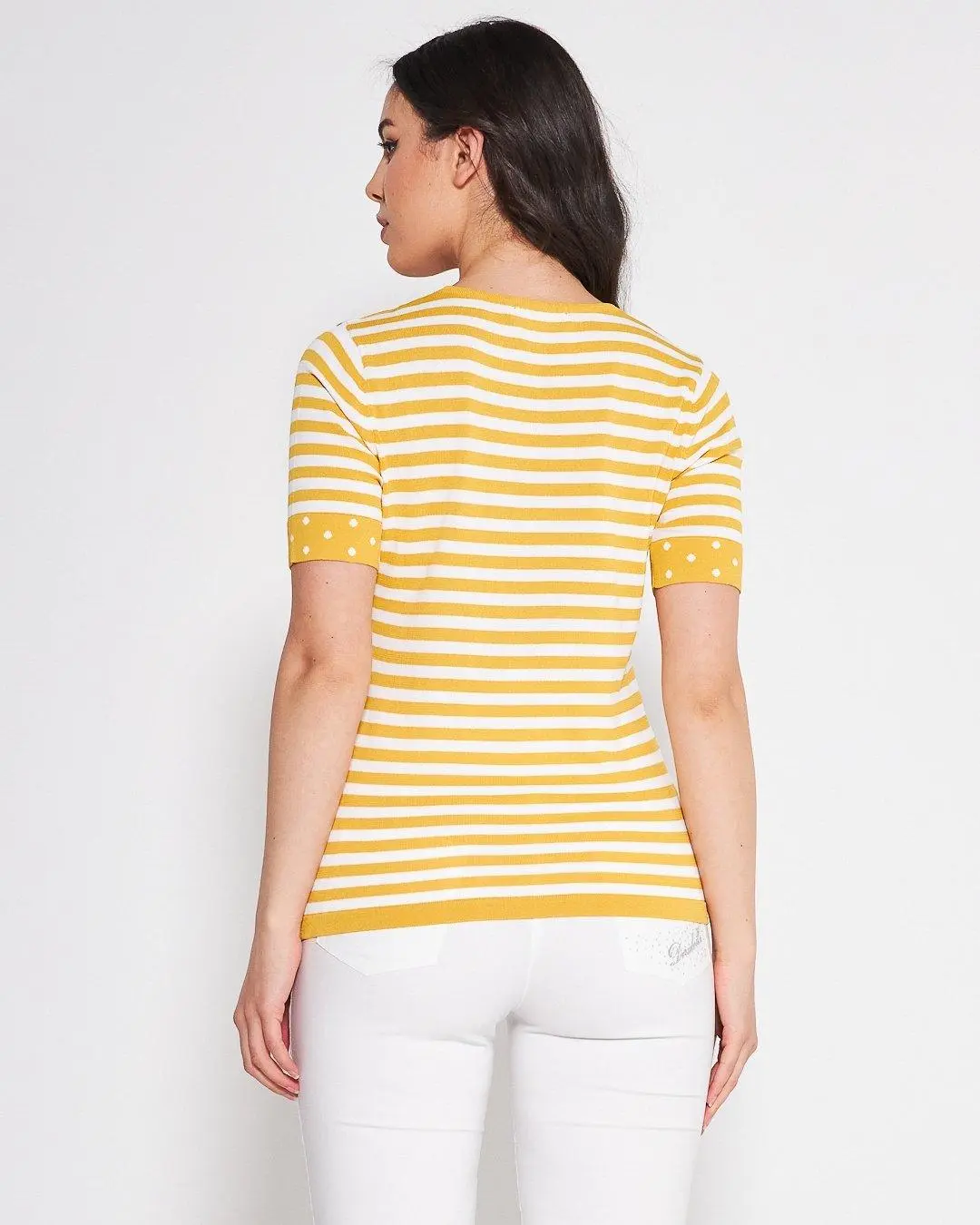 Maglia a righe Giallo - Image 5