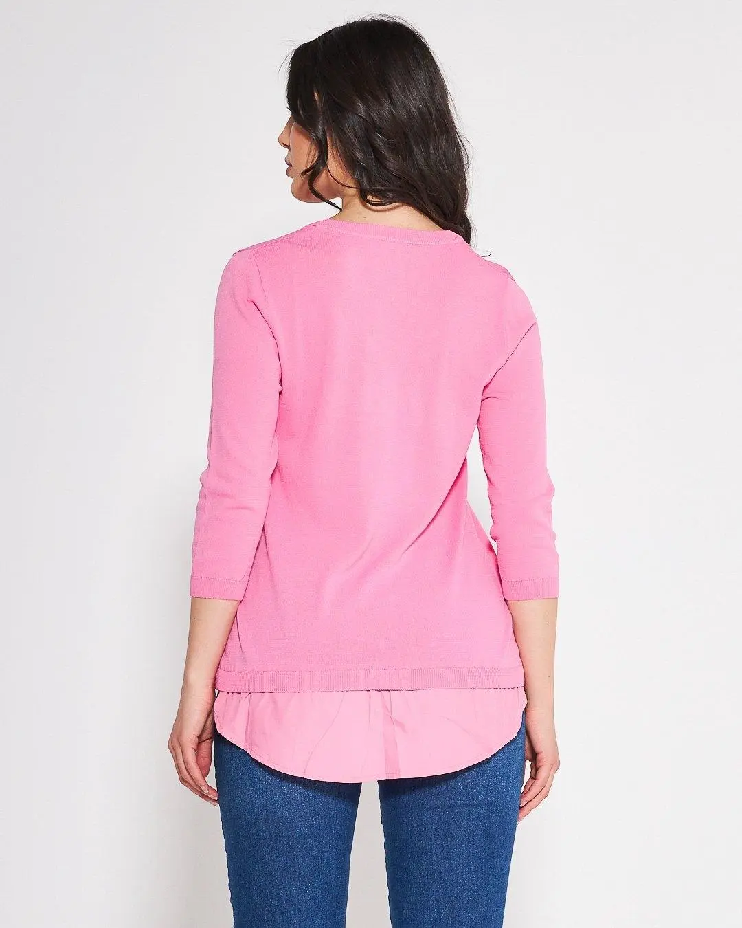 Maglia con camicia ROSA BUBBLE - Image 8
