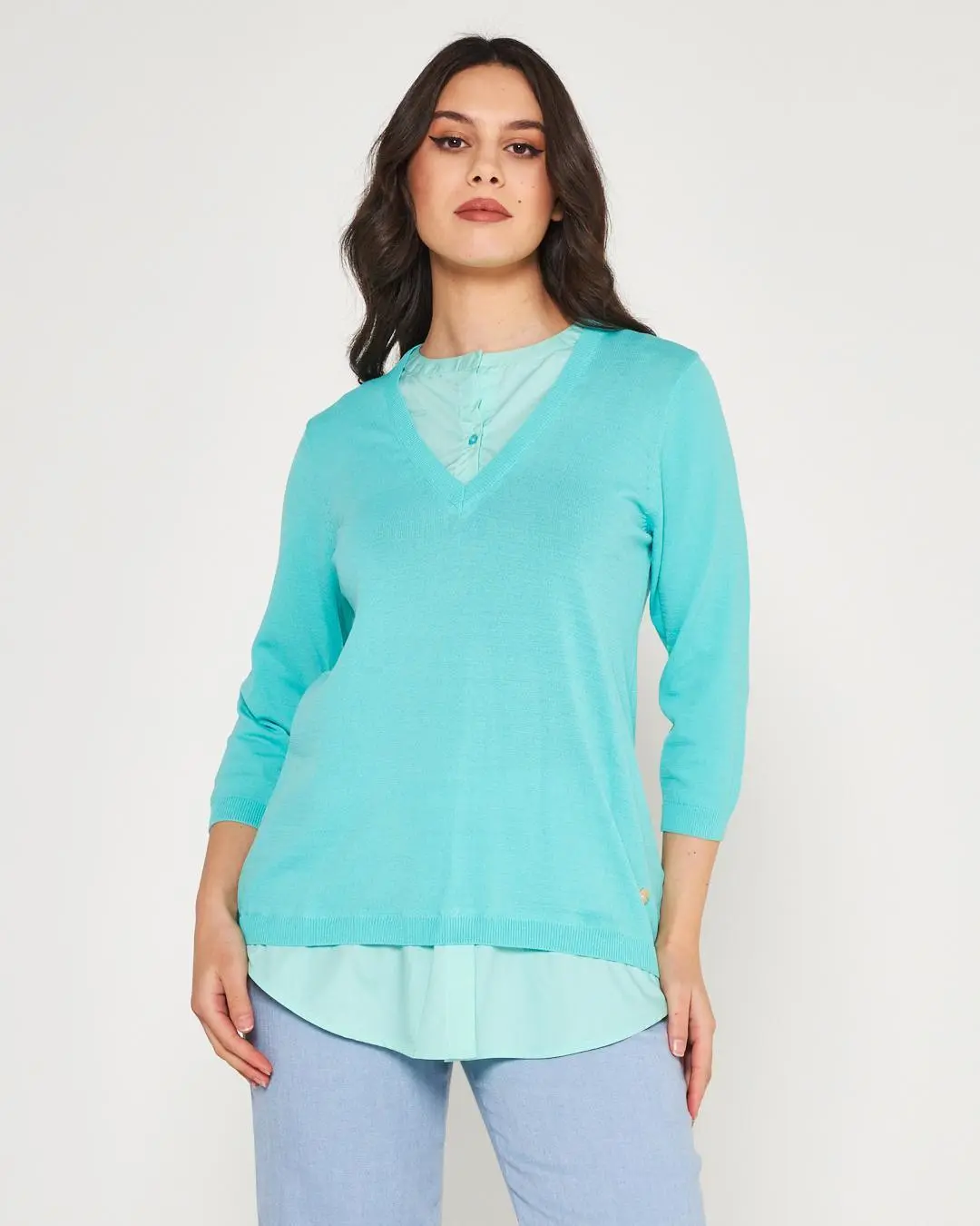 Maglia con camicia TIFFANY