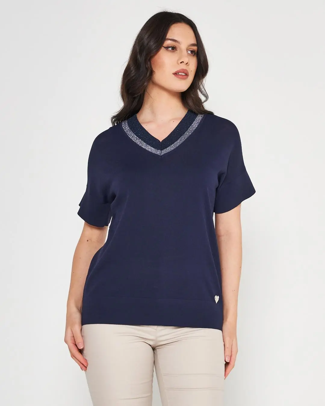 Maglia V BLUE NAVY - Image 3