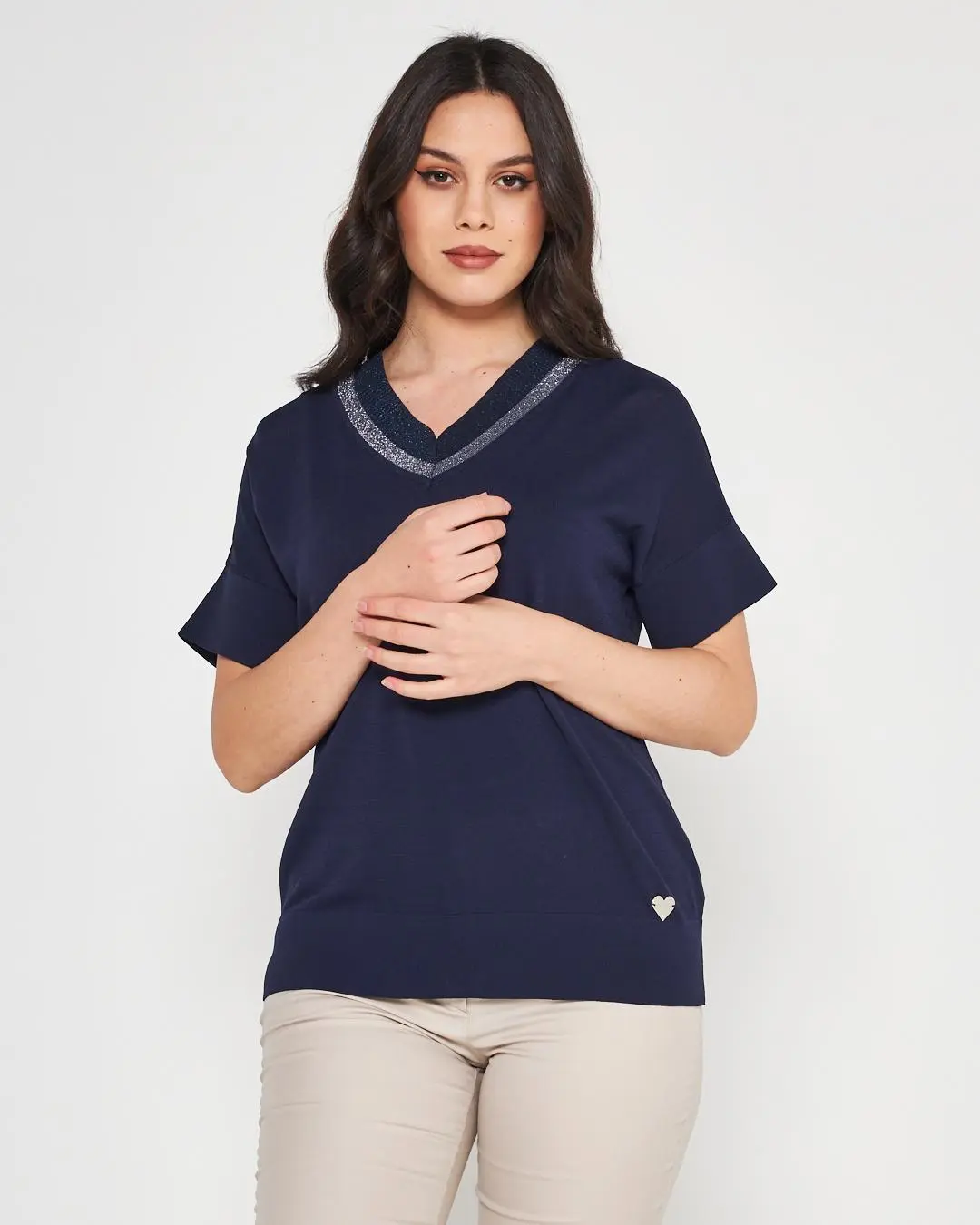 Maglia V BLUE NAVY - Image 4