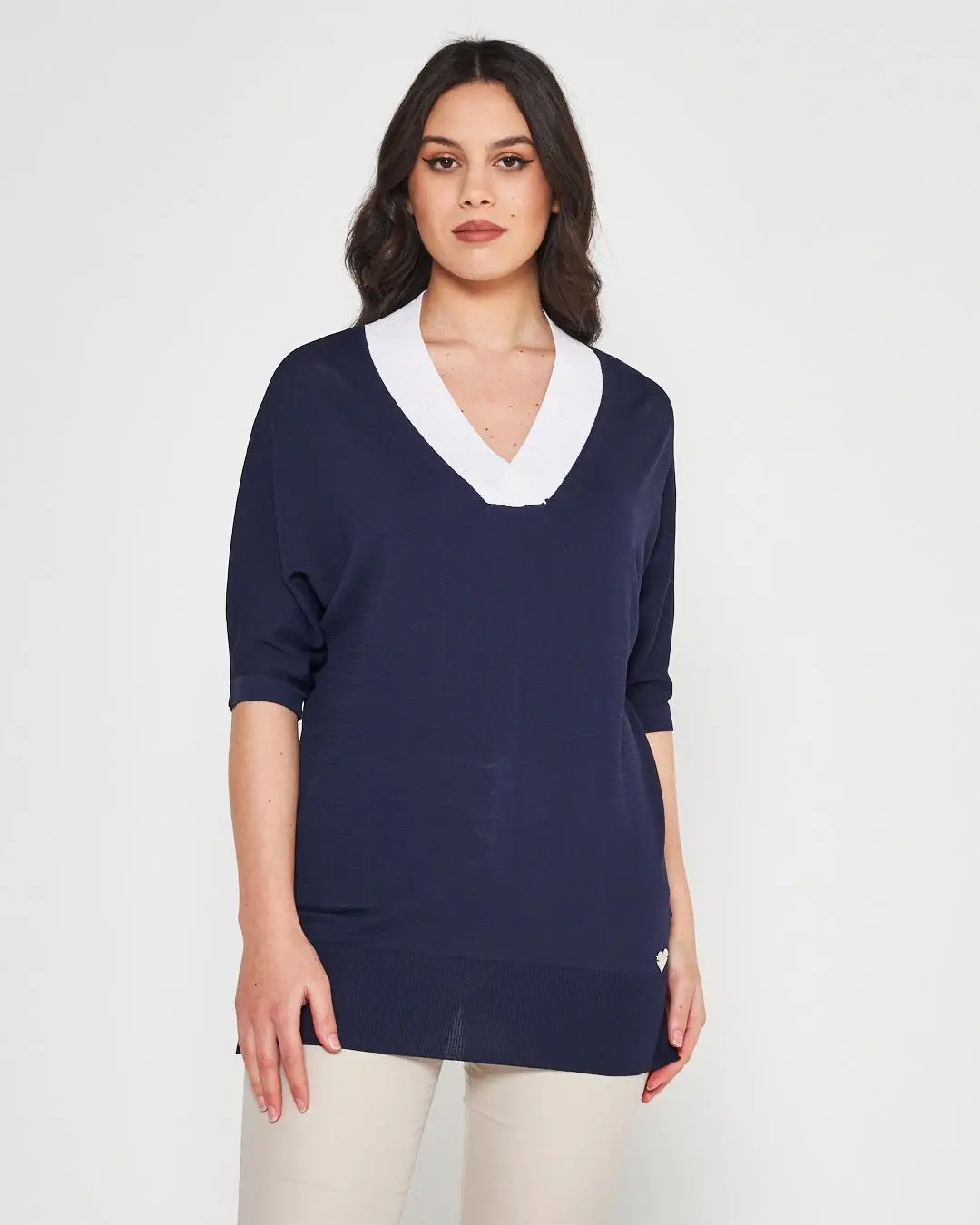 Maglia V BLUE NAVY - Image 3