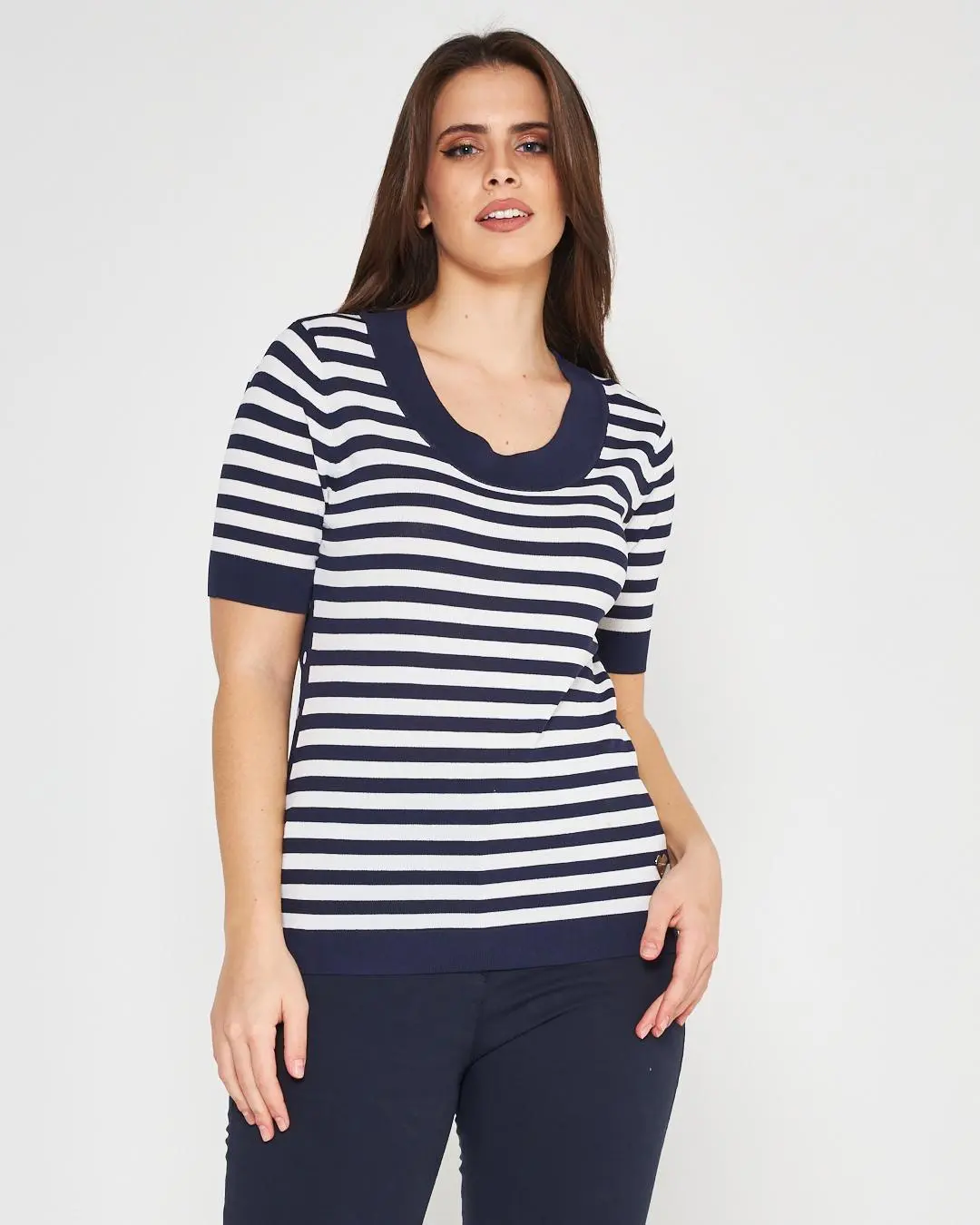 Maglia a righe BLUE NAVY - Image 3