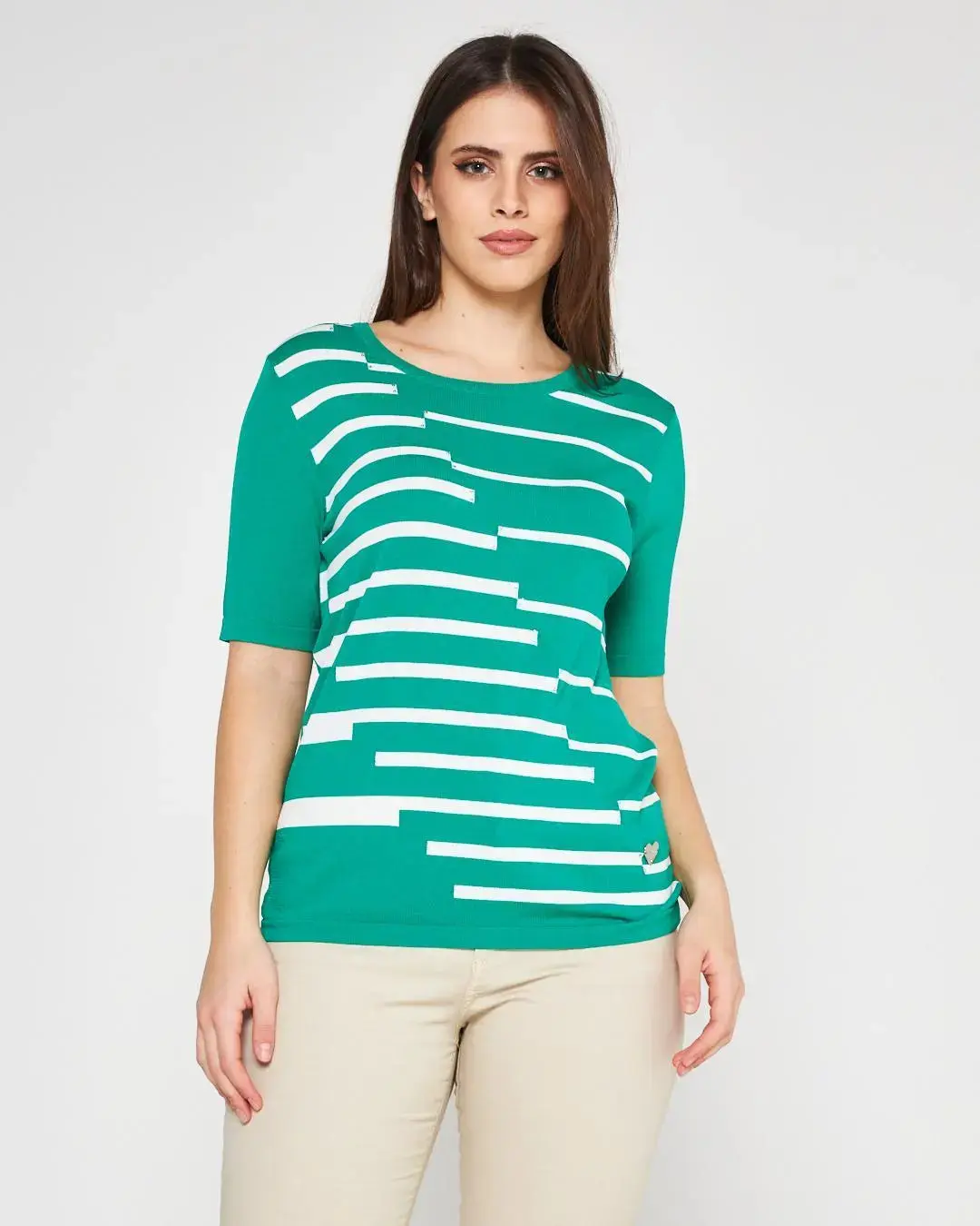 Maglia girocollo Verde - Image 2