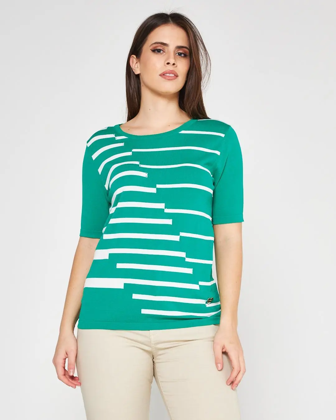 Maglia girocollo Verde - Image 3