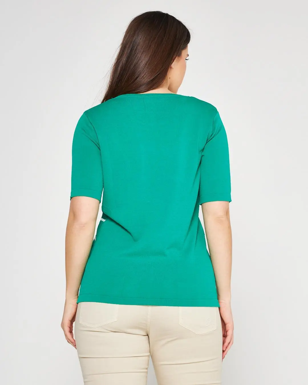 Maglia girocollo Verde - Image 4