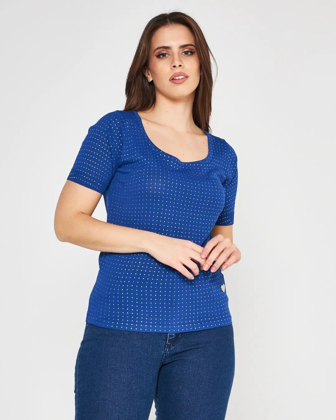 Maglia pois ROYAL BLUE - Image 3