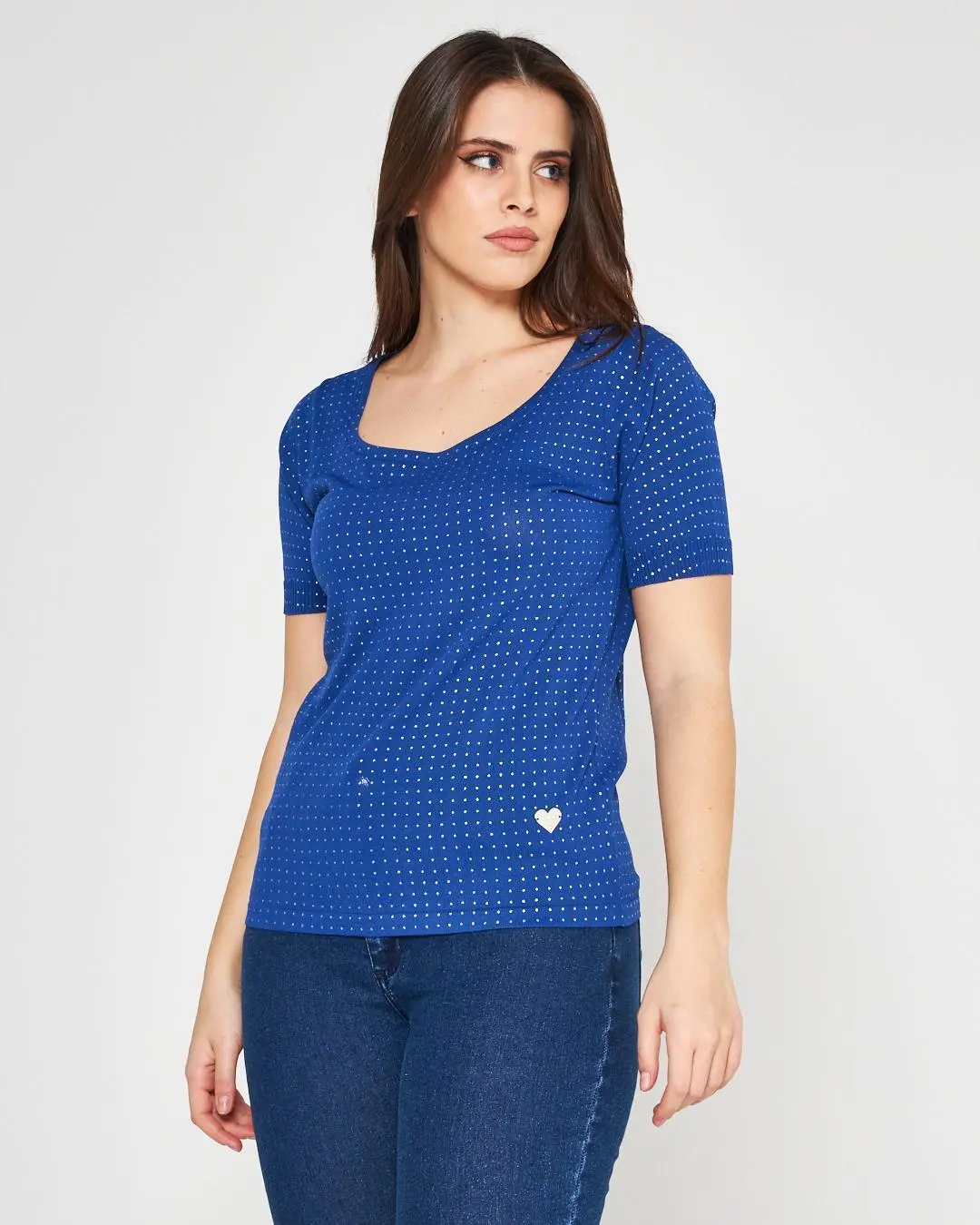 Maglia pois ROYAL BLUE - Image 4