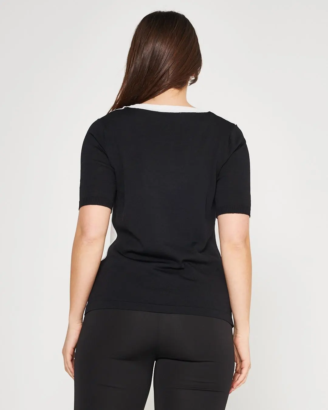 Maglia cuore BLACK-WHITE - Image 4