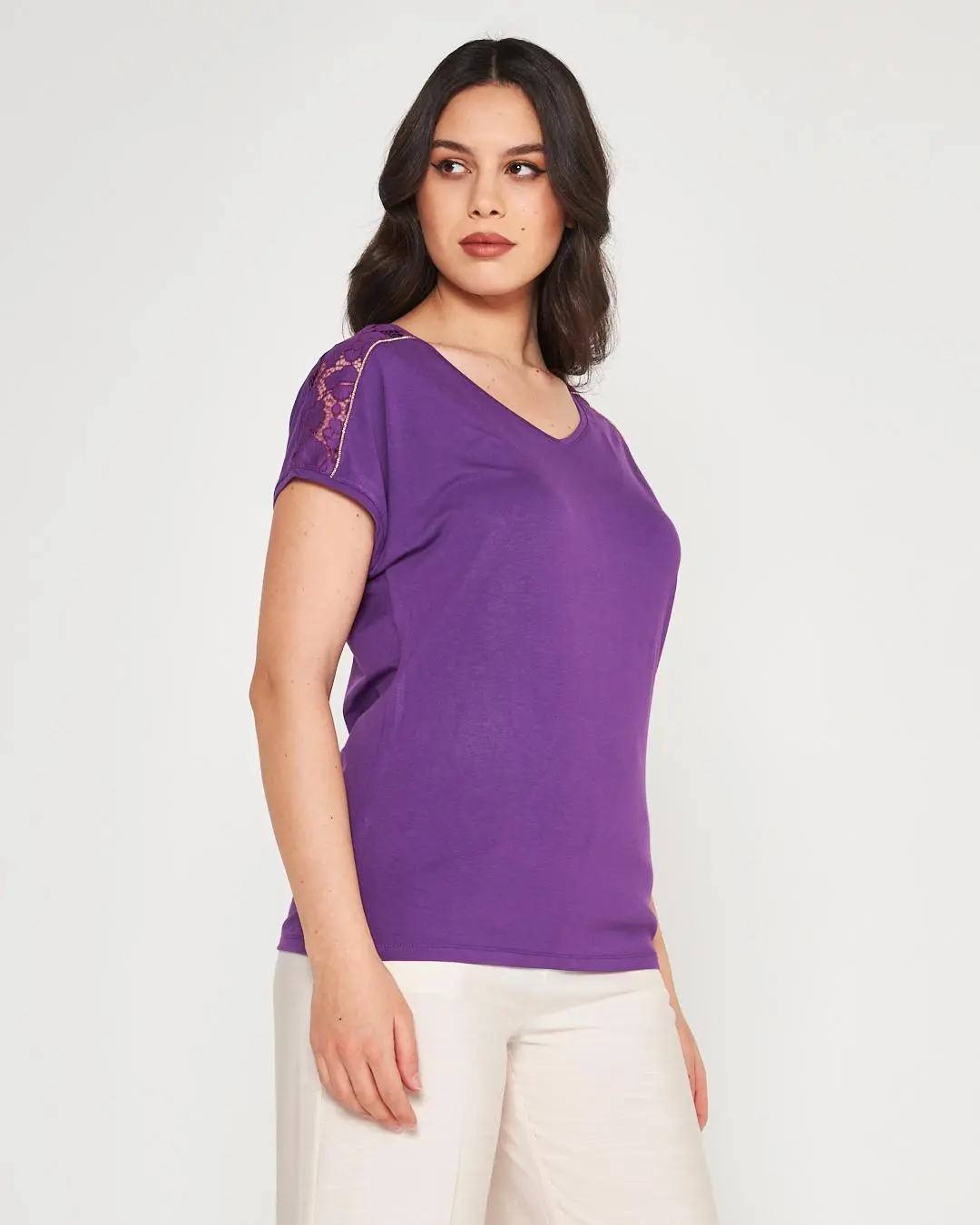 Kimono pizzo PURPLE - Image 4