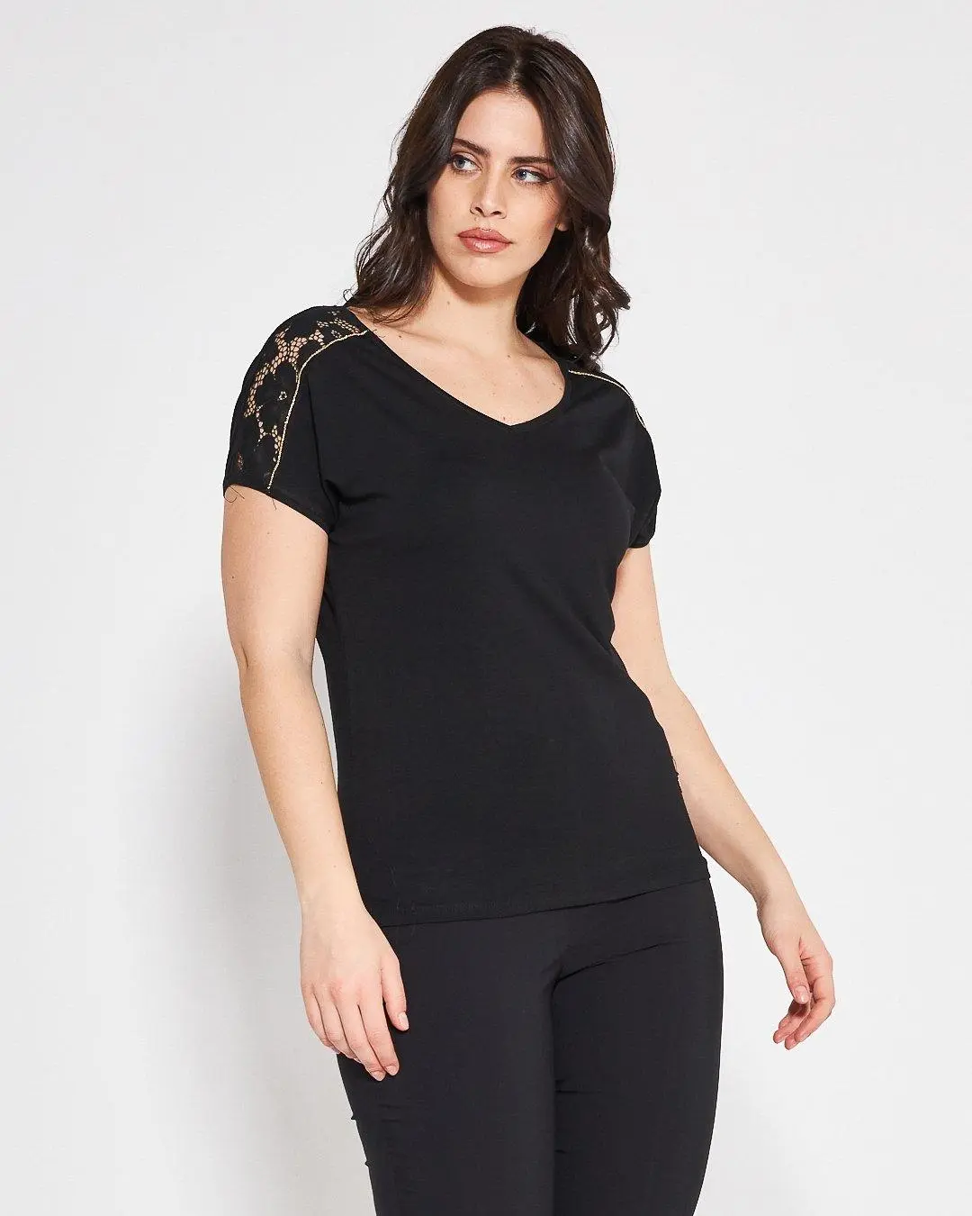 Kimono pizzo BLACK - Image 3