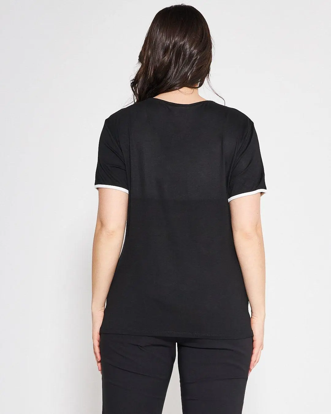 T-shirt girocollo BLACK - Image 4