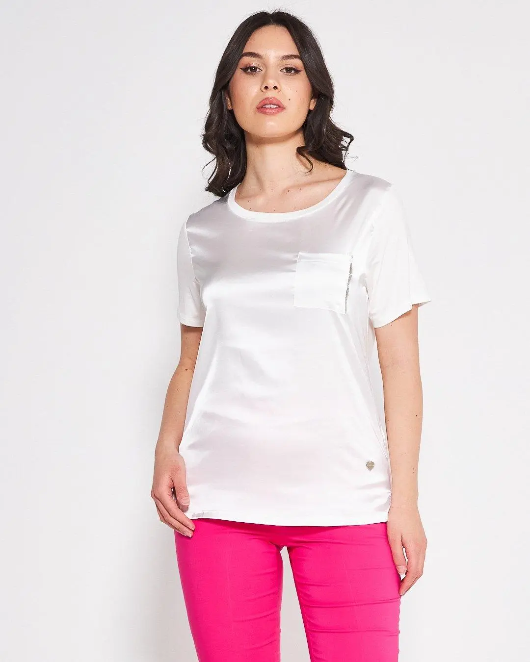 T-shirt girocollo WHITE