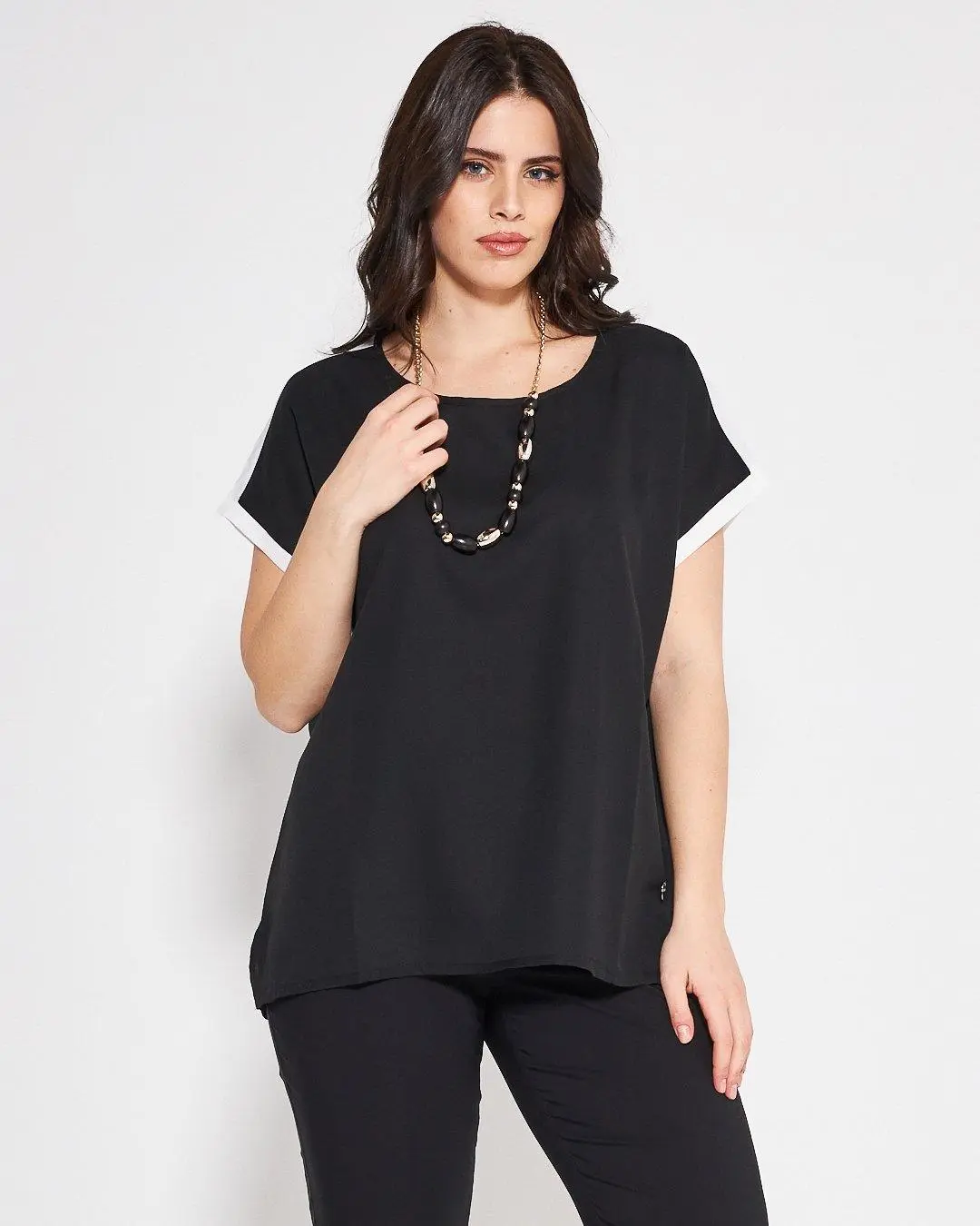 Blusa kimono BLACK - Image 4