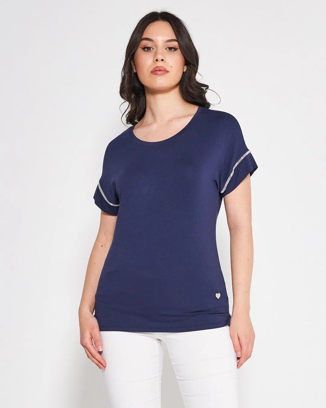 Kimono viscosa BLUE NAVY - Image 3