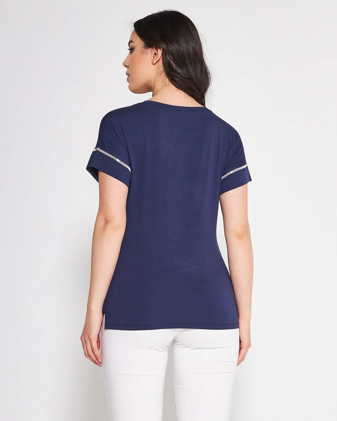 Kimono viscosa BLUE NAVY - Image 5