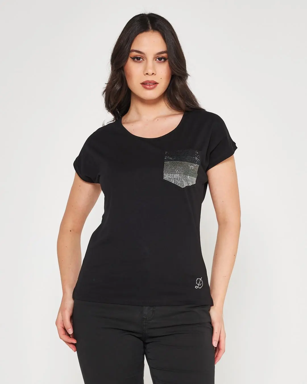 T-shirt cotone BLACK