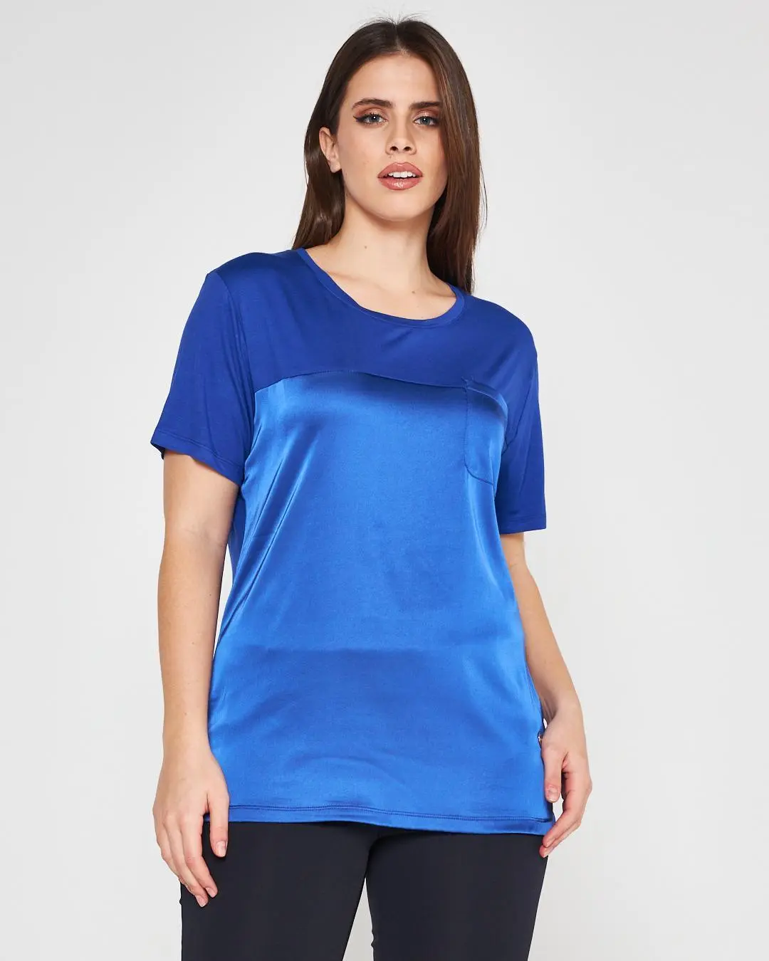 T-shirt raso ROYAL BLUE - Image 3