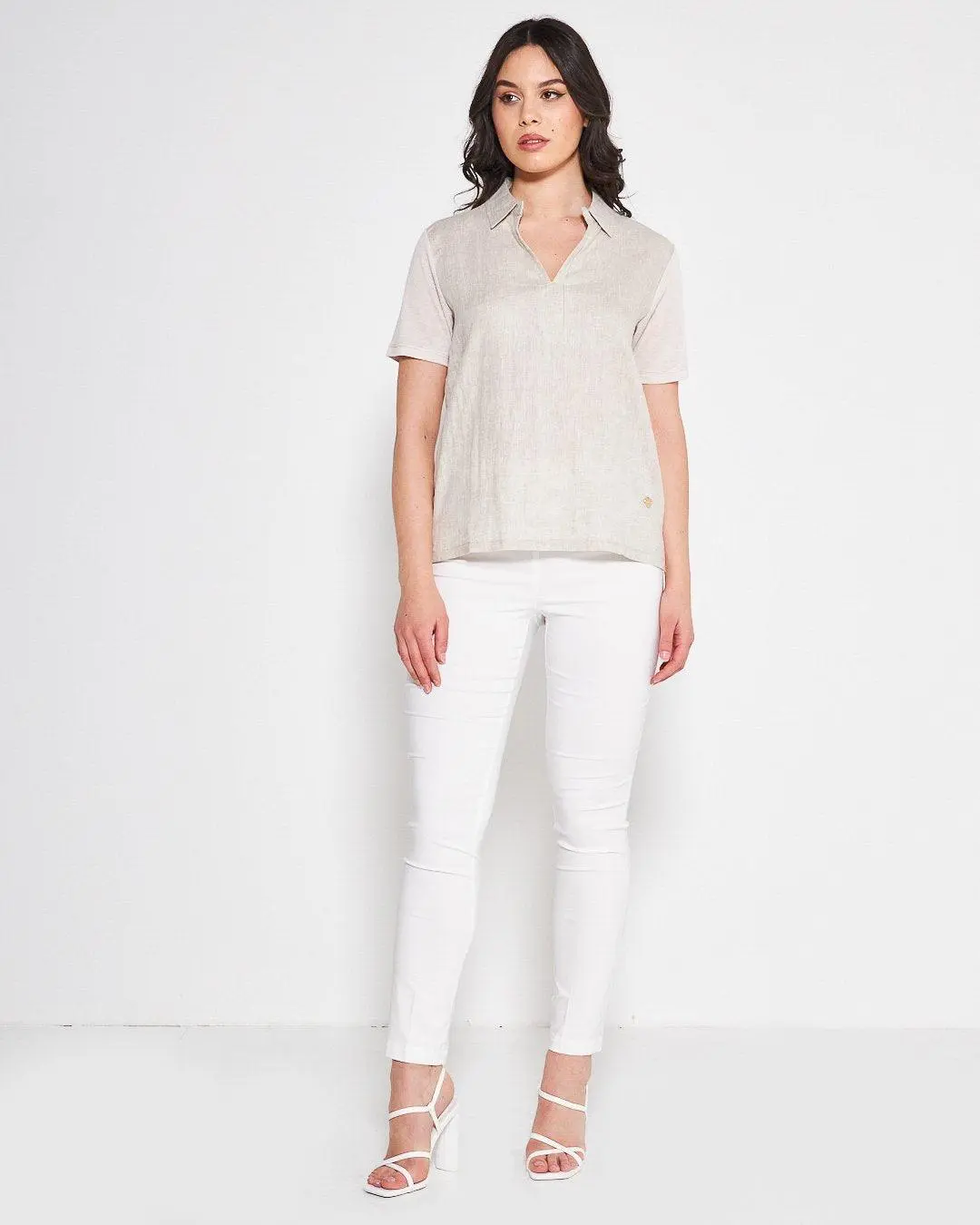 Blusa camicia NATURALE - Image 5