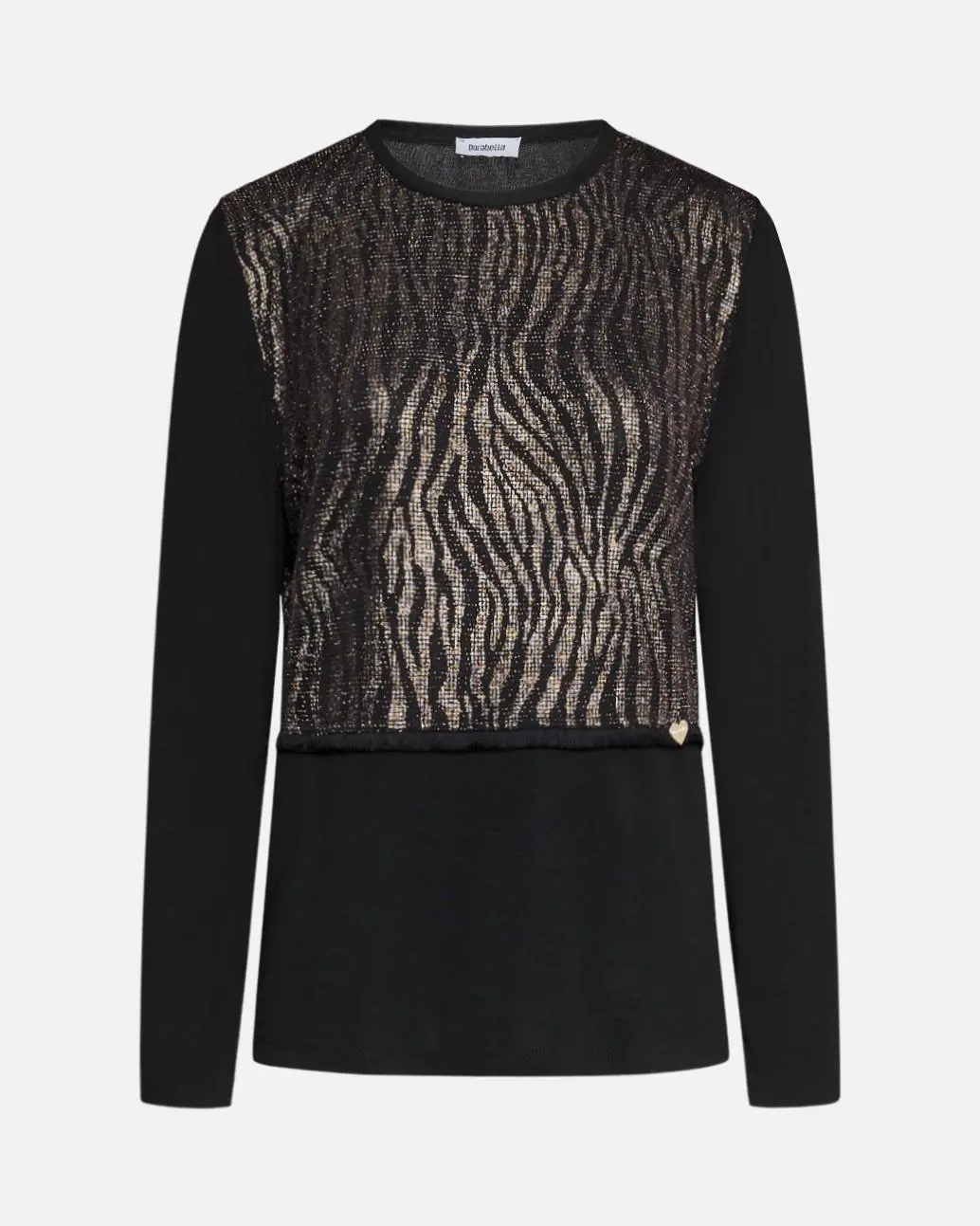 Maglia fantasia Marrone
