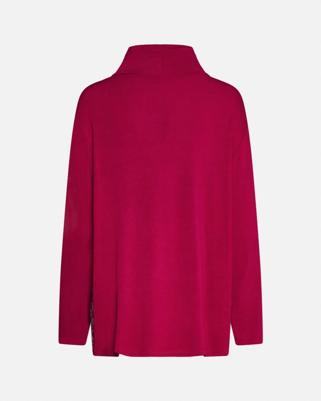 Maglia bottoni fantasia FUXIA - Image 2