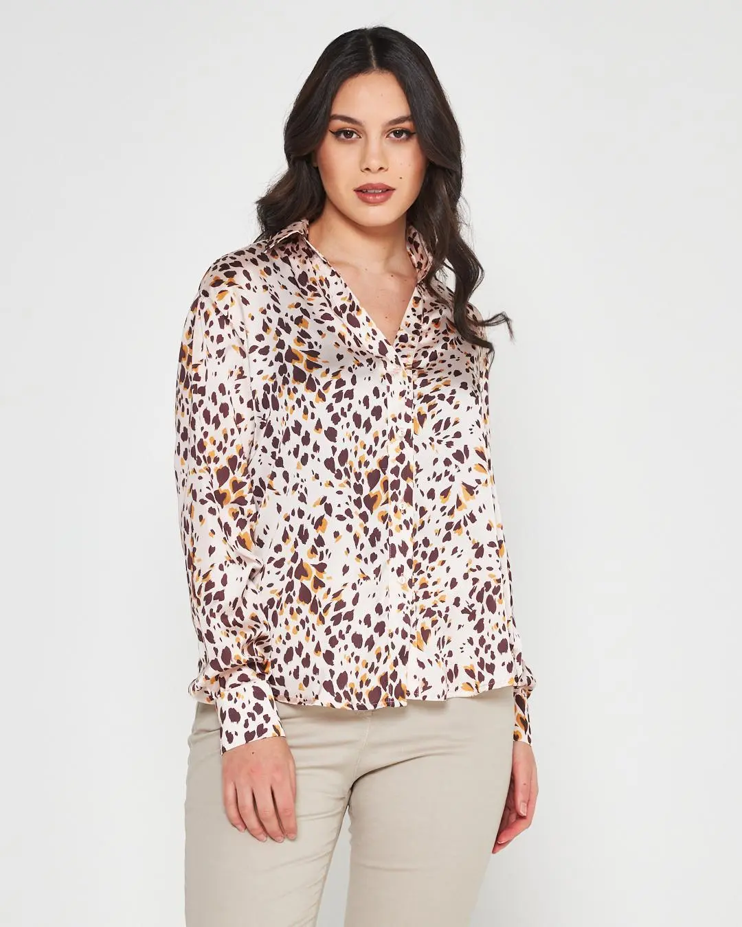 Camicia fantasia BEIGE - Image 4