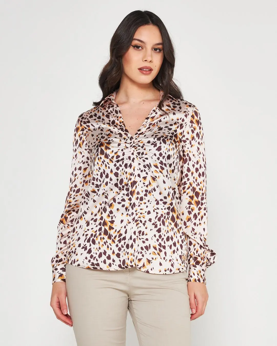 Blusa fantasia Beige - Image 3